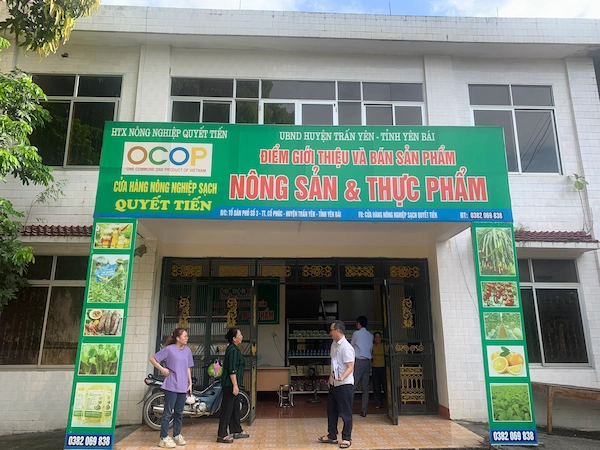 Điều tra, khảo sát các cửa hàng OCOP thực hiện mô hình liên kết thương mại tại Yên Bái